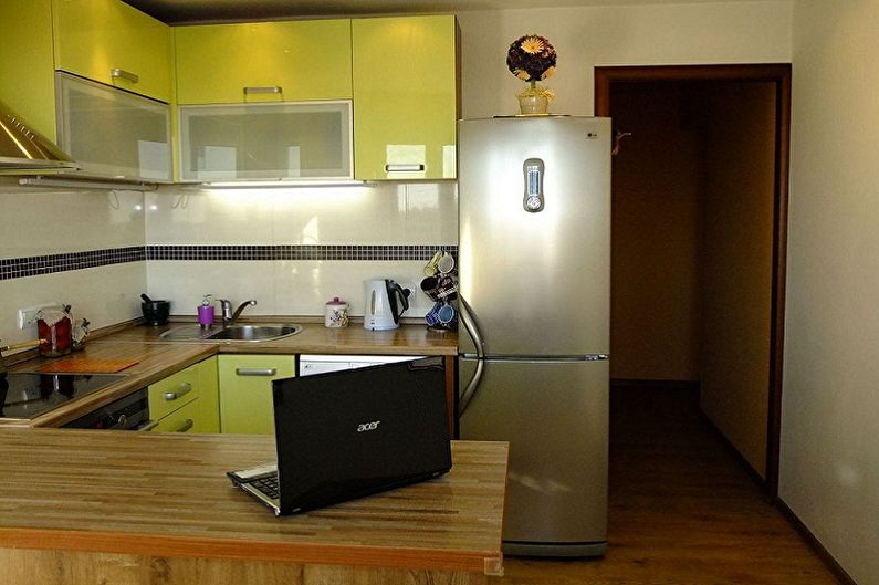 Design interior bucătărie la 3 metri - fotografie