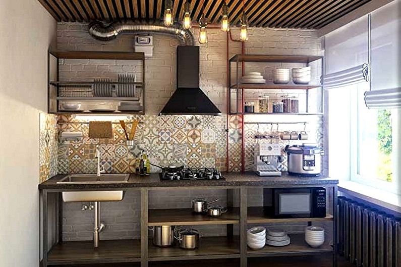 Diseño de interiores de cocina de 3 por 3 metros - foto