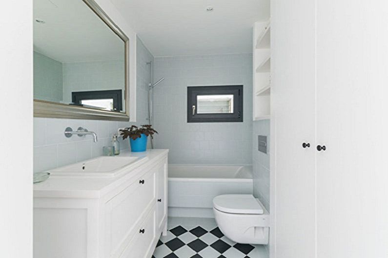 5 kv.m vonios kambario interjero dizainas - Nuotrauka