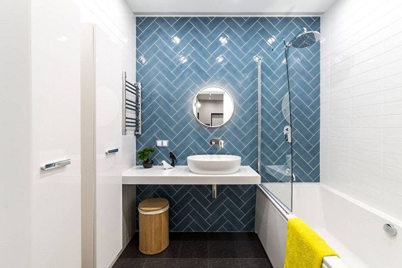 Dizajn interijera kupaonice od 5 m² - Fotografija