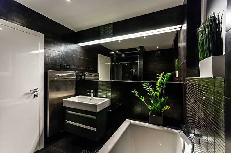 Diseño interior de un baño de 5 m2. - Foto