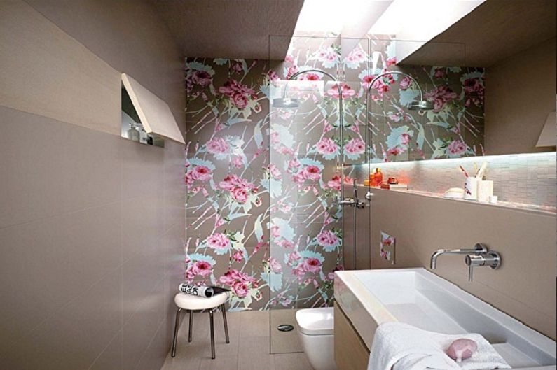 Aménagement intérieur d'une salle de bain de 6 m² - photo