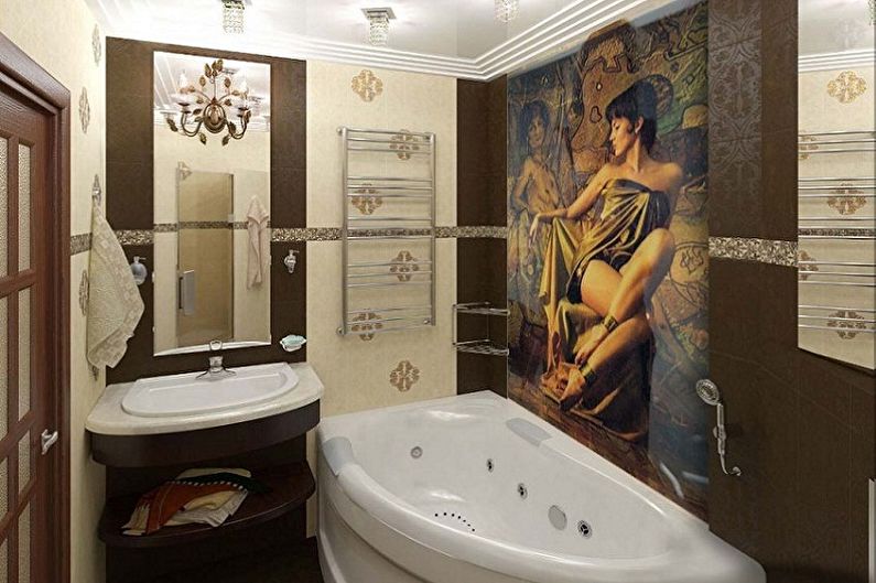 Dizajn interijera kupaonice od 6 m² - Fotografija