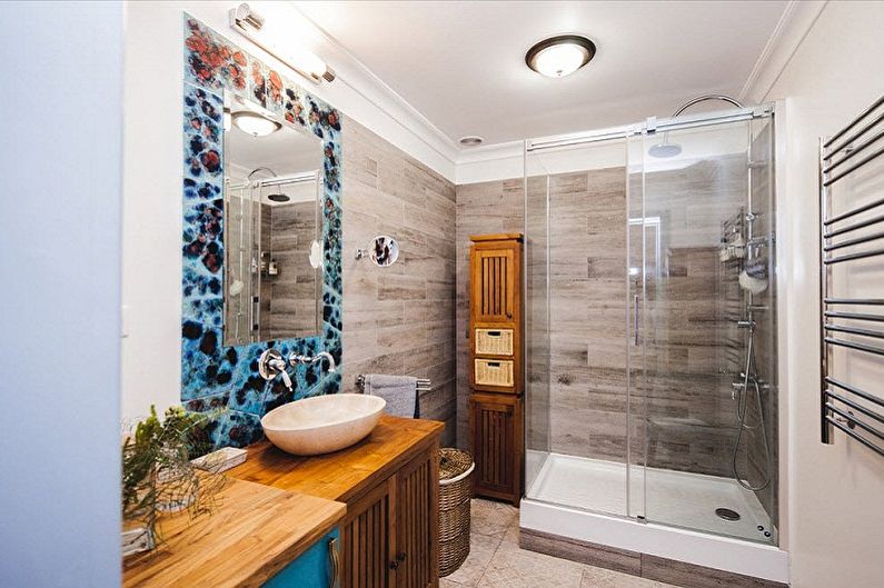 Aménagement intérieur d'une salle de bain de 6 m² - photo