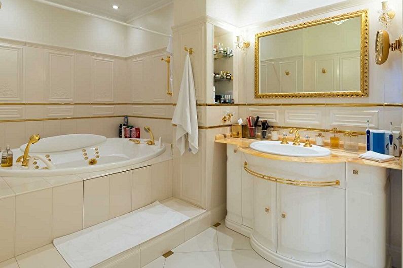 Litet badrum i klassisk stil - Interiördesign
