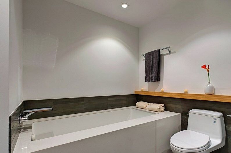 Aménagement intérieur d'une petite salle de bain - photo