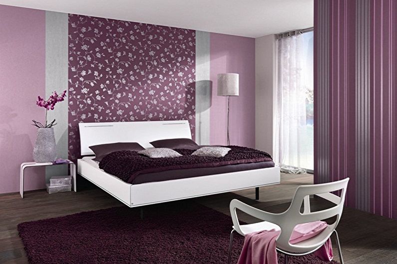 Color de papel tapiz del dormitorio: cosas a tener en cuenta al elegir