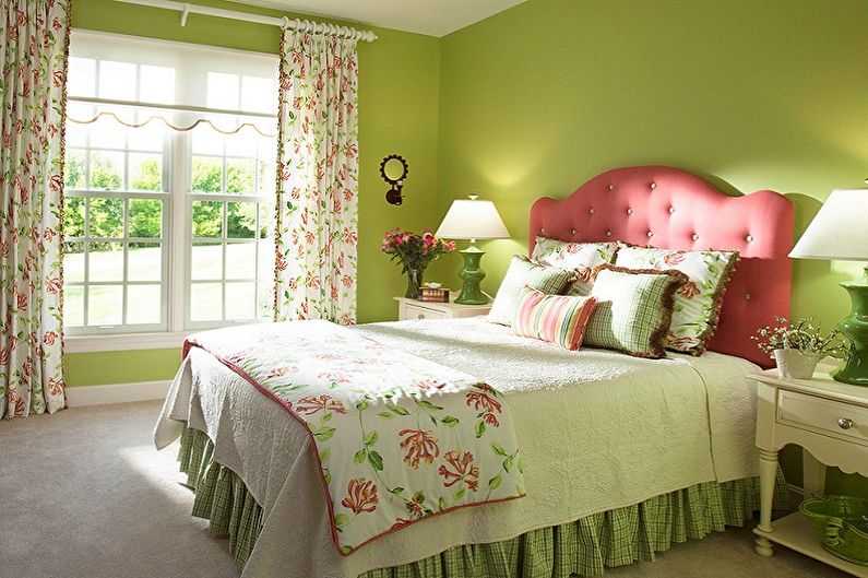 Tapet color pentru dormitor - fotografii și idei