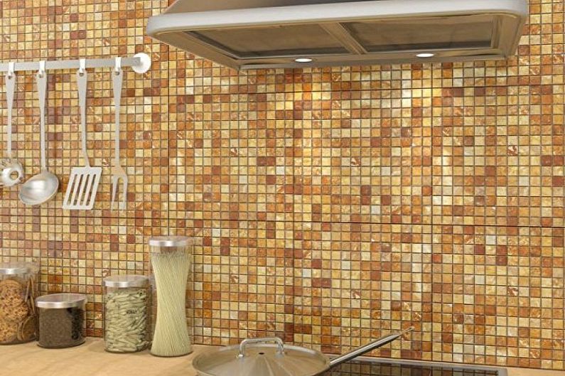 Progetta un grembiule per una cucina a mosaico - Scegli un colore