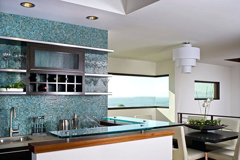 Avental de cozinha de mosaico - foto