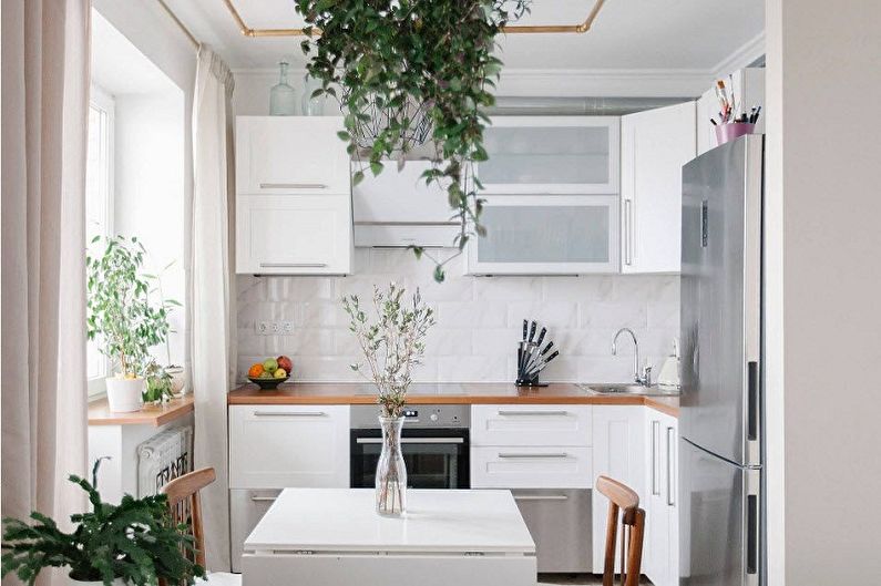 Návrh interiéru kuchyne 4 m2 - Foto