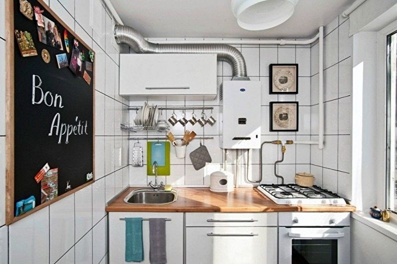 Interior design cucina 4 mq - Foto