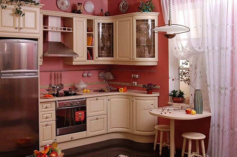Aménagement intérieur d'une petite cuisine - photo