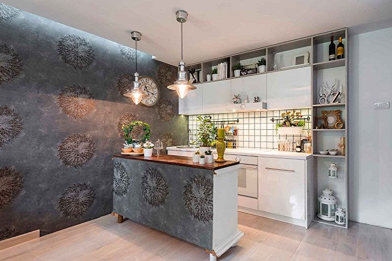 Thiết kế nội thất nhà bếp theo phong cách provence - ảnh