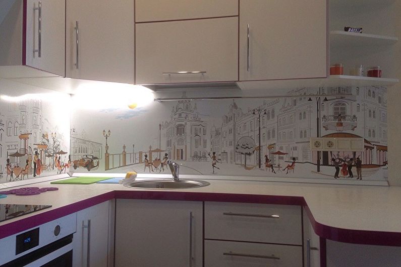 Dekoracija kuhinjskog zida - PVC ploče