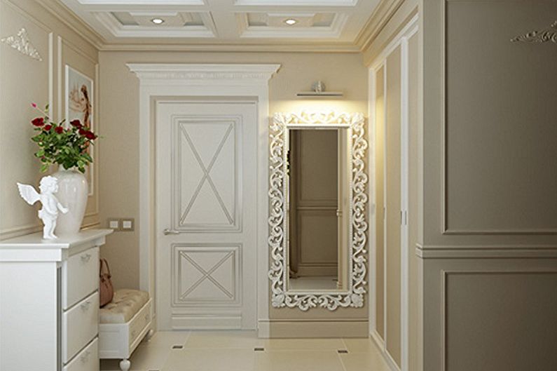 Hành lang nhỏ theo phong cách cổ điển - Thiết kế nội thất
