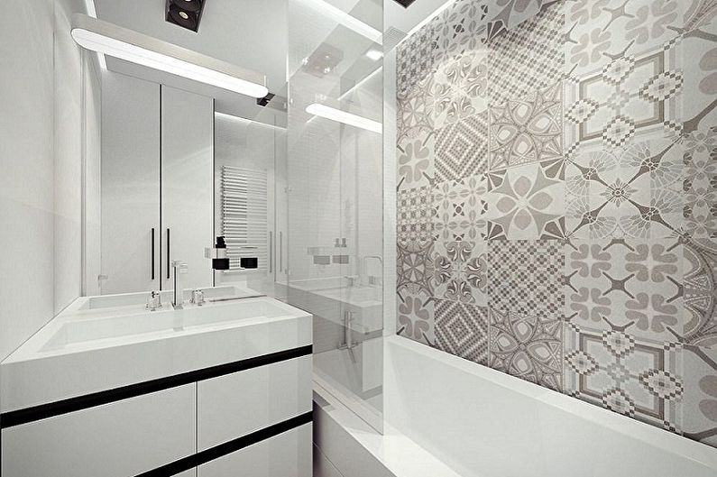 Diseño de baño de 3 m2. (100 fotos)