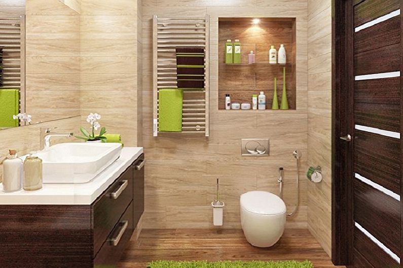 70+ ιδέες για διακόσμηση τοίχου τουαλέτας (φωτογραφίες)